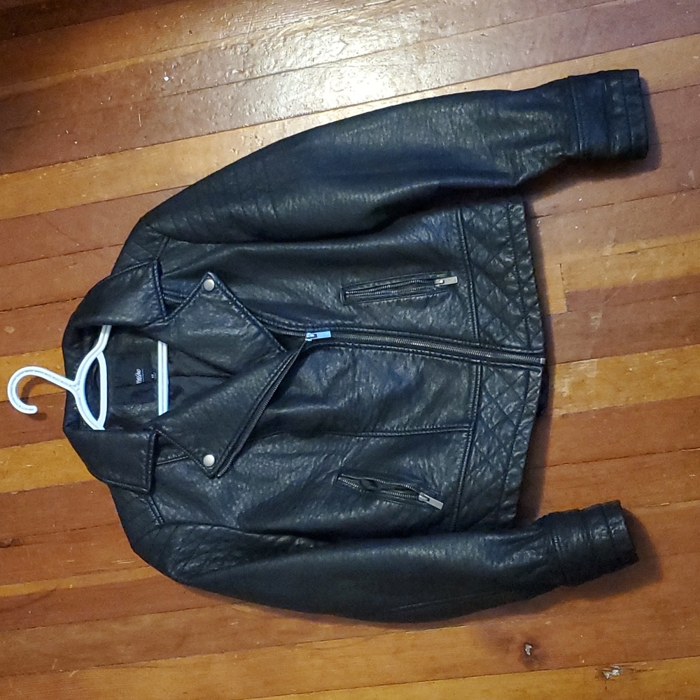 Faux leather jacket